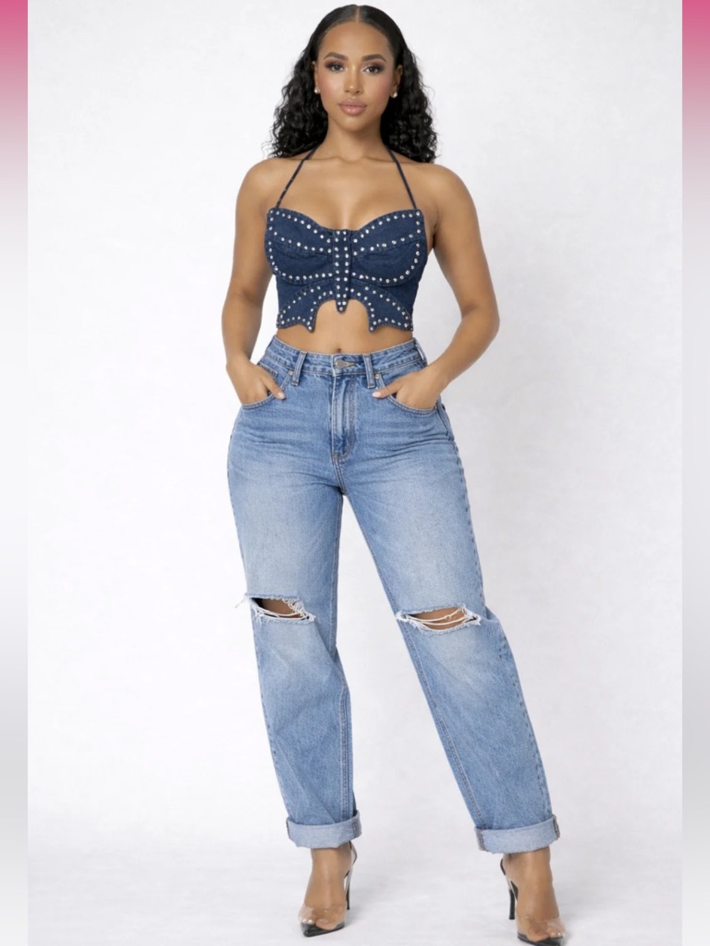 Butterfly Diamond Top